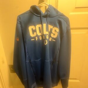 Nike Blue Hoodie with Black Trim